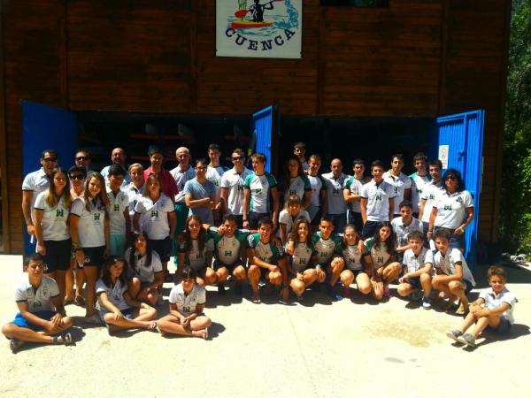 El Club Piragüismo Cuenca con Carácter recibe una visita especial.