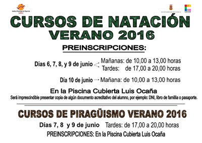 CURSOS DE VERANO DE PIRAGÜISMO