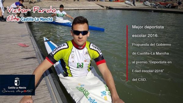 VÍCTOR PARDO "MEJOR DEPORTISTA ESCOLAR DE CLM 2016"