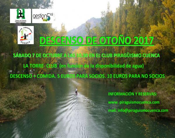 NUEVA EDICIÓN DEL DESCENSO DE OTOÑO