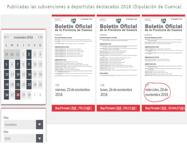 PUBLICADA LA RESOLUCIÓN DE BECAS DE DIPUTACIÓN