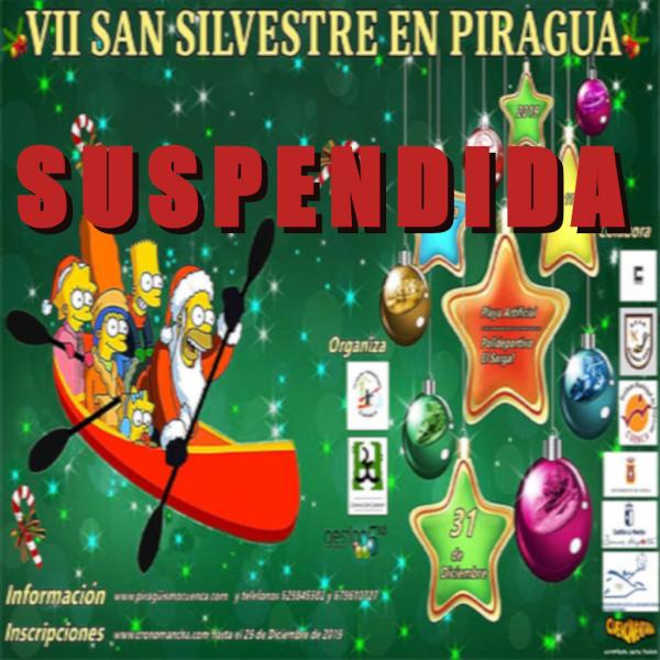 SUSPENDIDA LA SAN SILVESTRE EN PIRAGUA