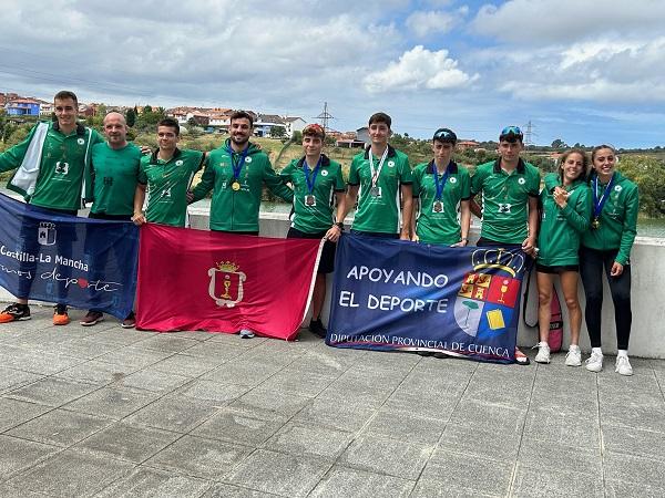BROCHE DE ORO DE L A TEMPORADA NACIONAL PARA EL CLUB PIRAGÜISMO CUENCA CON CARACTER