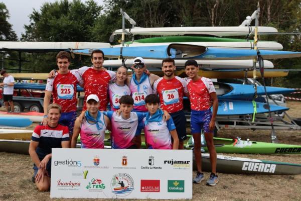 Un oro y dos platas para el Piragüismo Cuenca en el Descenso Internacional del Sella