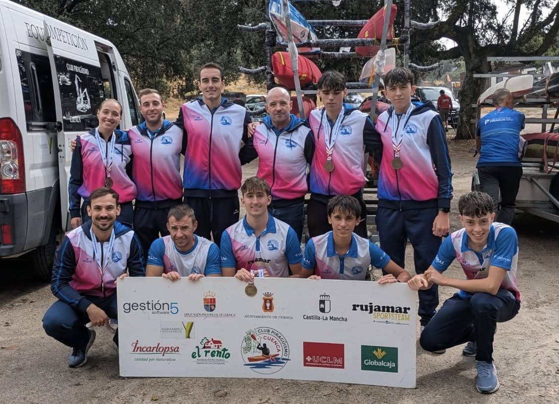 Tres oros y un bronce ponen el broche final a una brillante temporada del Club Piragüismo Cuenca
