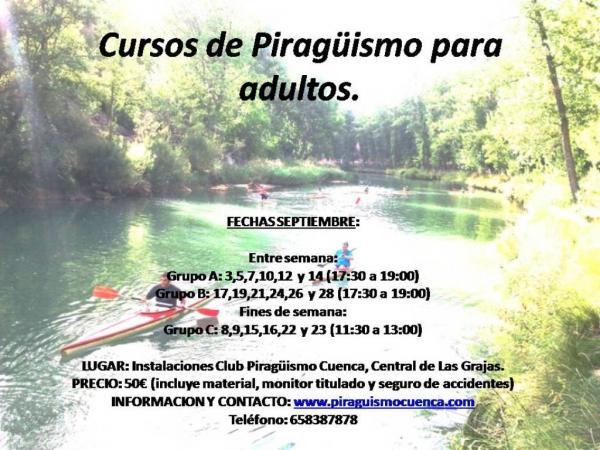 CURSOS INICIACIÓN ADULTOS SEPTIEMBRE